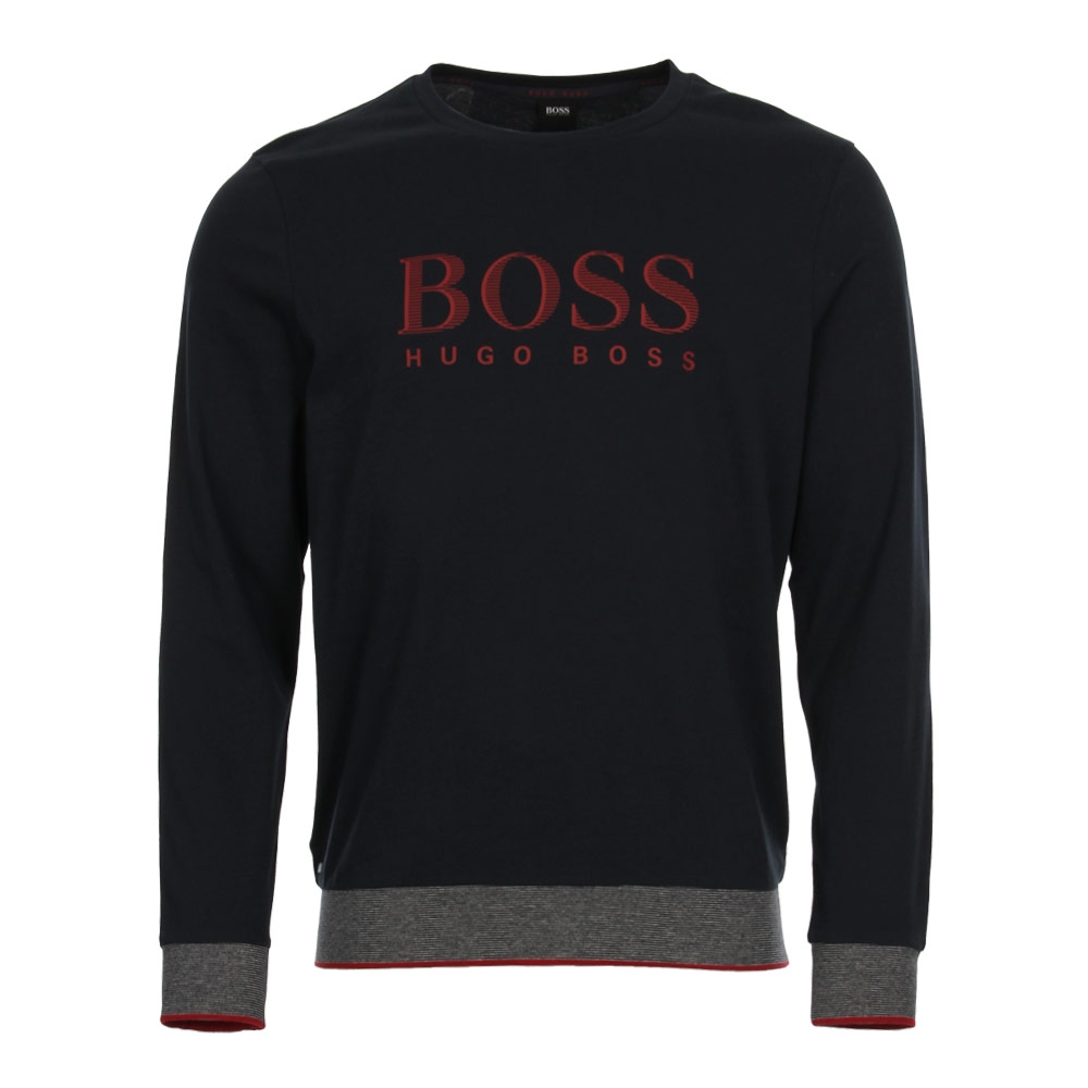 Navy boss sweatshirt Clearance