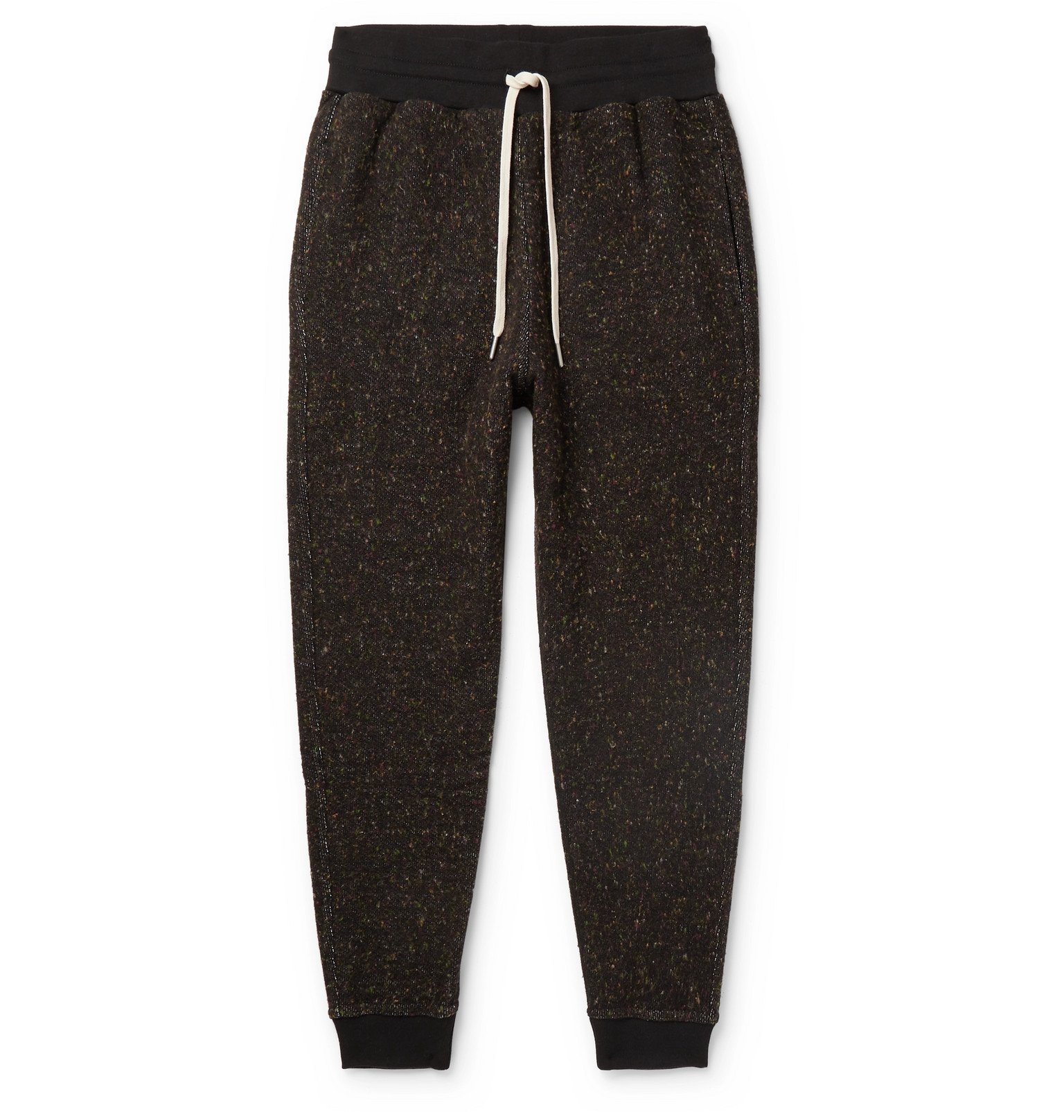 John Elliott - Fireside Ebisu Tapered Knitted Sweatpants - Black John ...