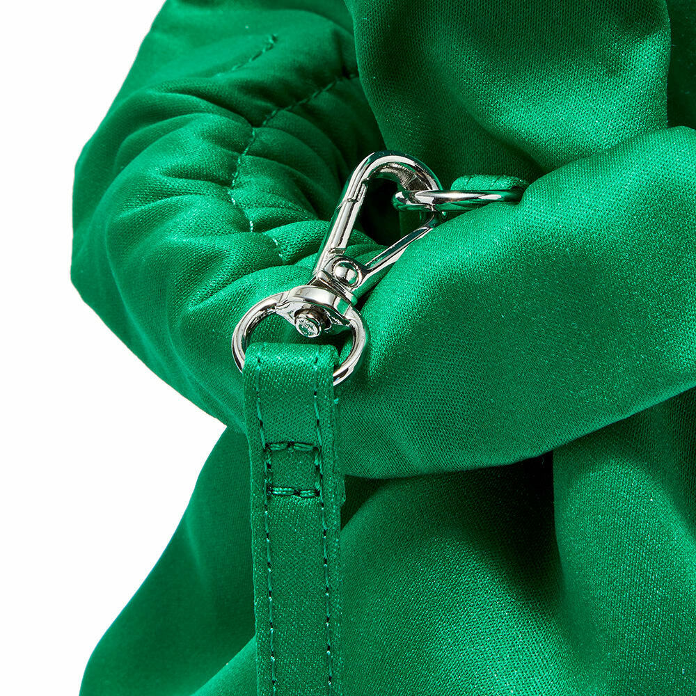 GANNI Women's Pouch Bag in Kelly Green GANNI