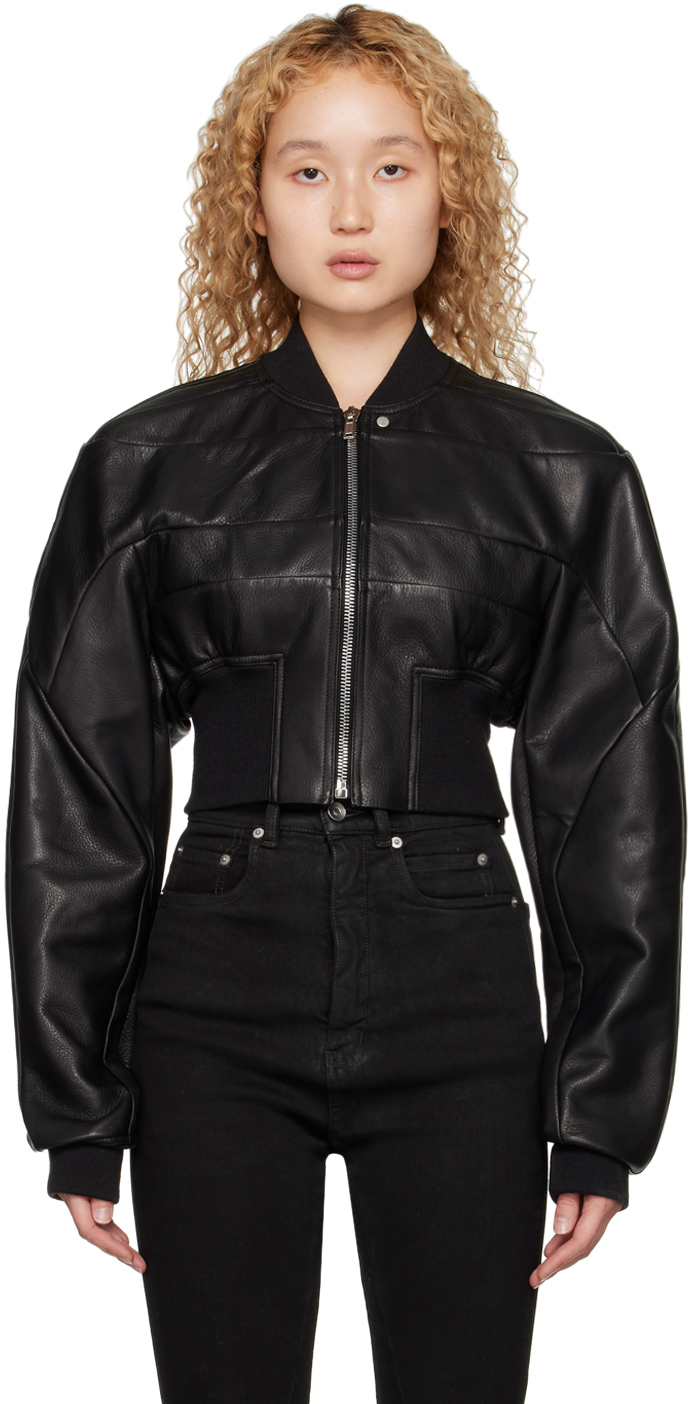 Photo: Rick Owens Black Collage Leather Jacket
