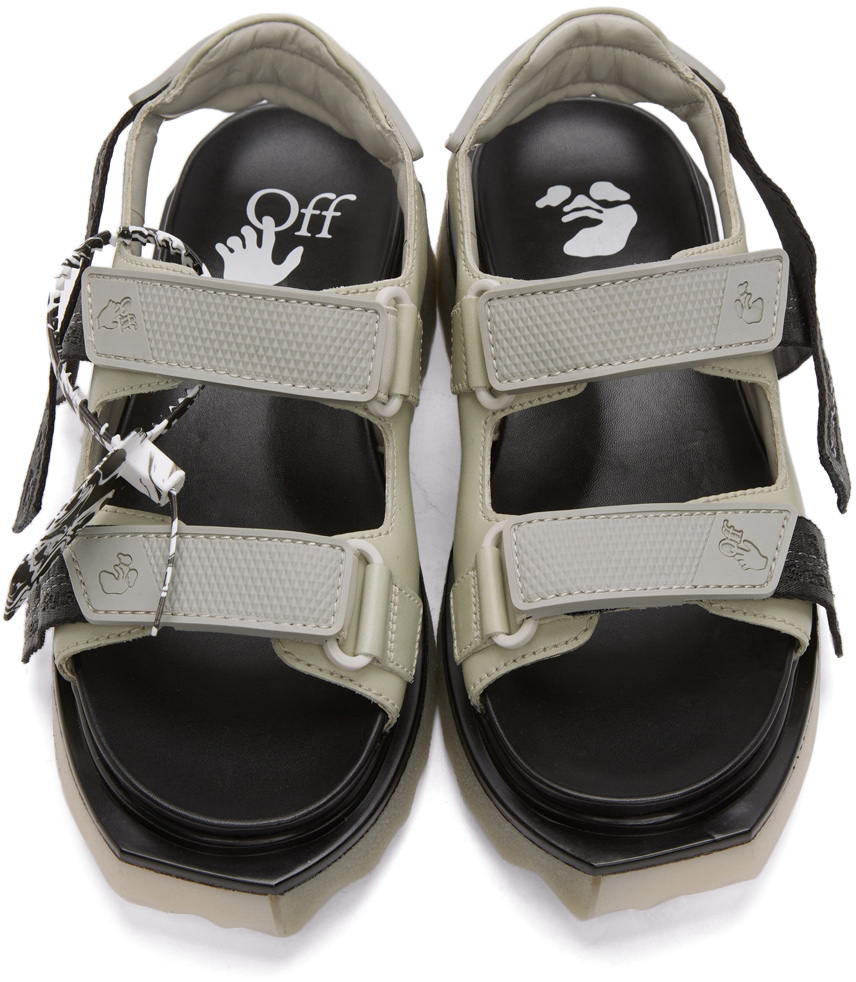 OffWhite Grey Trek Sandals OffWhite