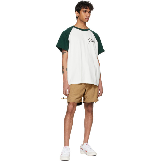 RHUDE Classique Raglan T-Shirt (Black/White) main image 1