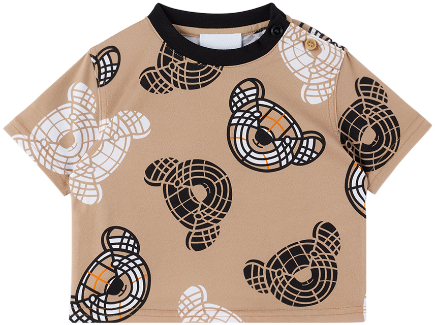 Burberry Baby Unisex T Shirt In Black main image 1