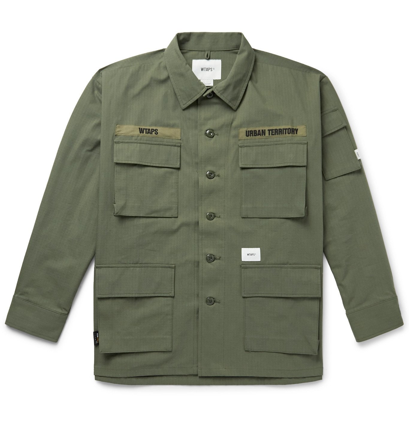 WTAPS - Jungle Embroidered CORDURA and Cotton-Blend Ripstop Overshirt