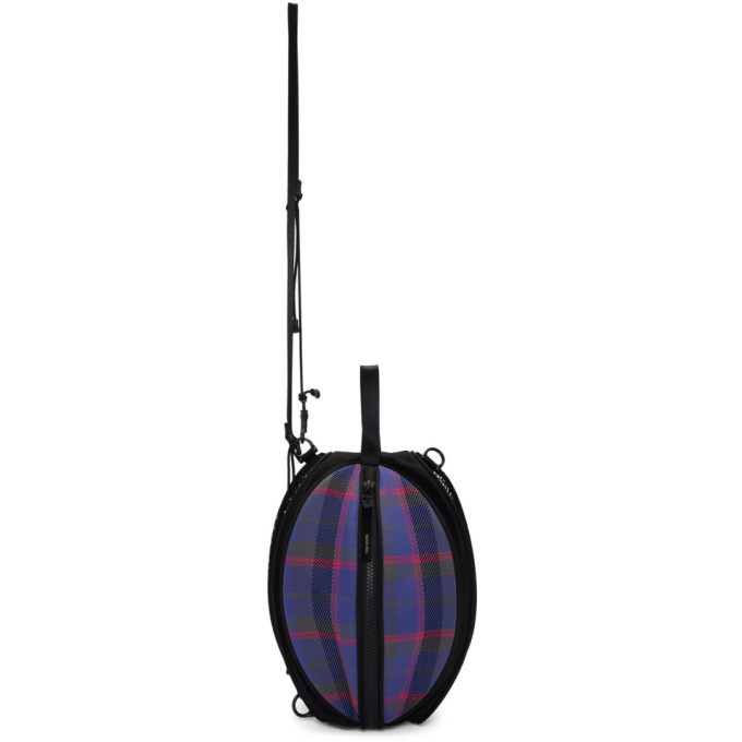 Name. Purple Check Ball Bag Name.