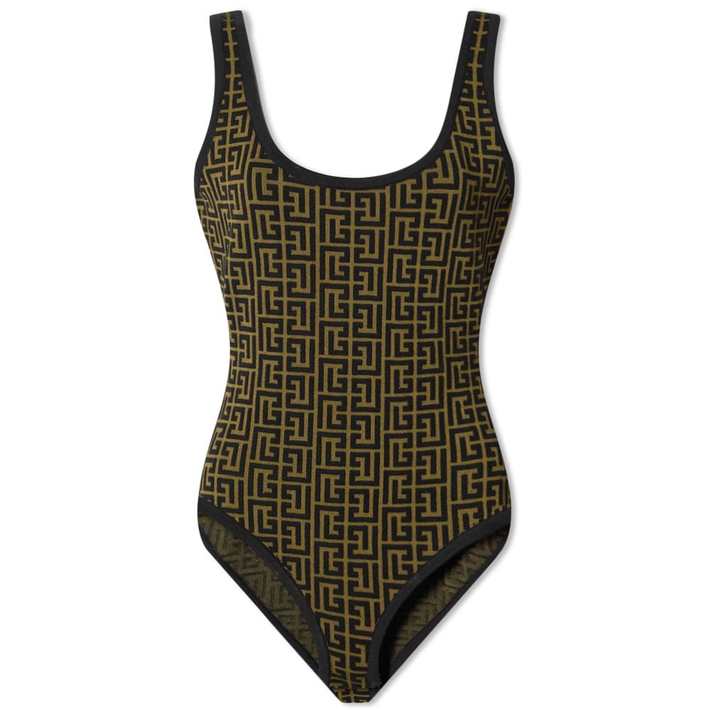 Balmain Monogram Jacquard Bodysuit Balmain