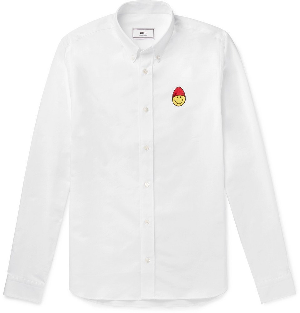The Smiley Company Button-Down Collar 