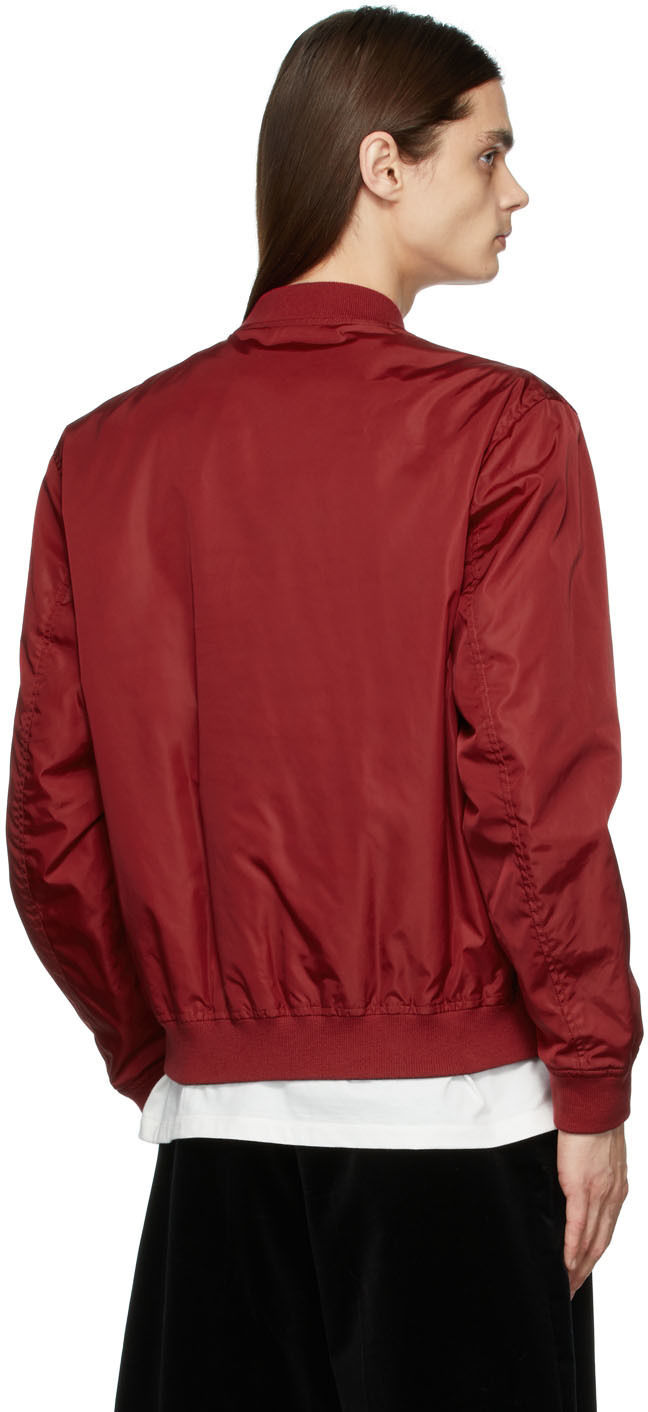 reversible gg nylon bomber jacket