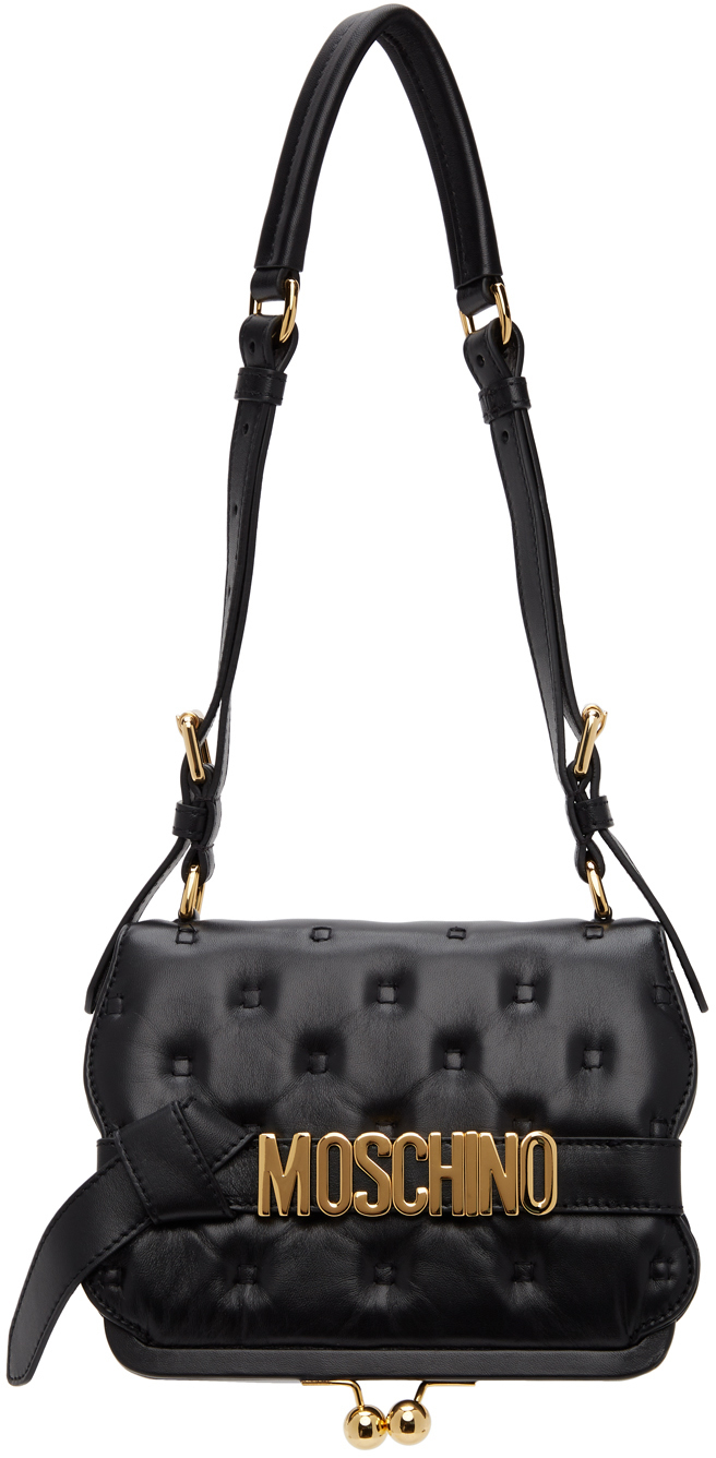 Moschino Black Padded Inside Out Bag Moschino