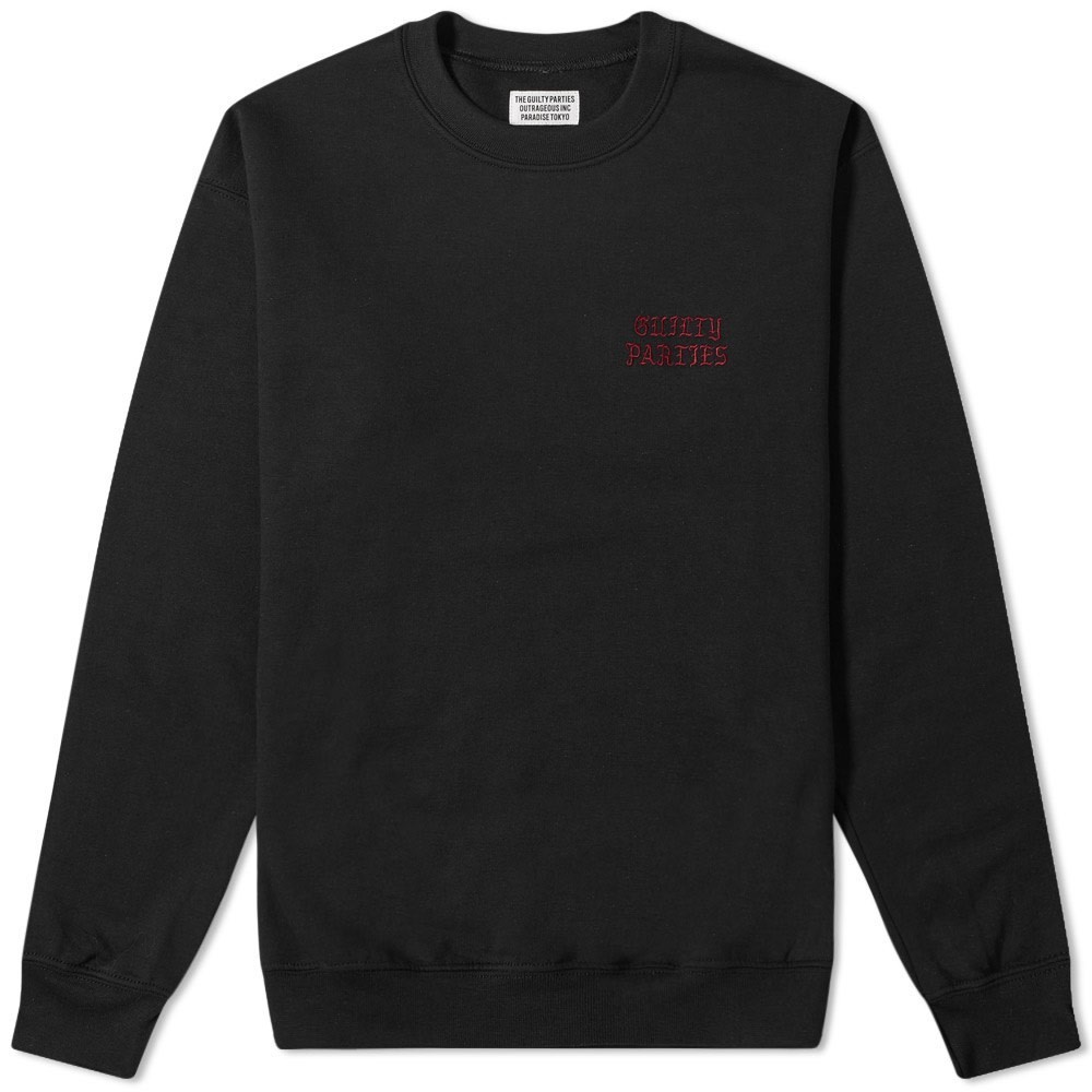 Wacko Maria Guilty Parties Embroidered Crew Sweat Wacko Maria