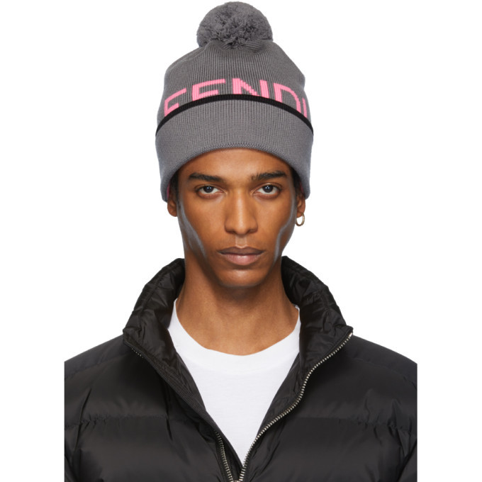 fendi pom pom beanie