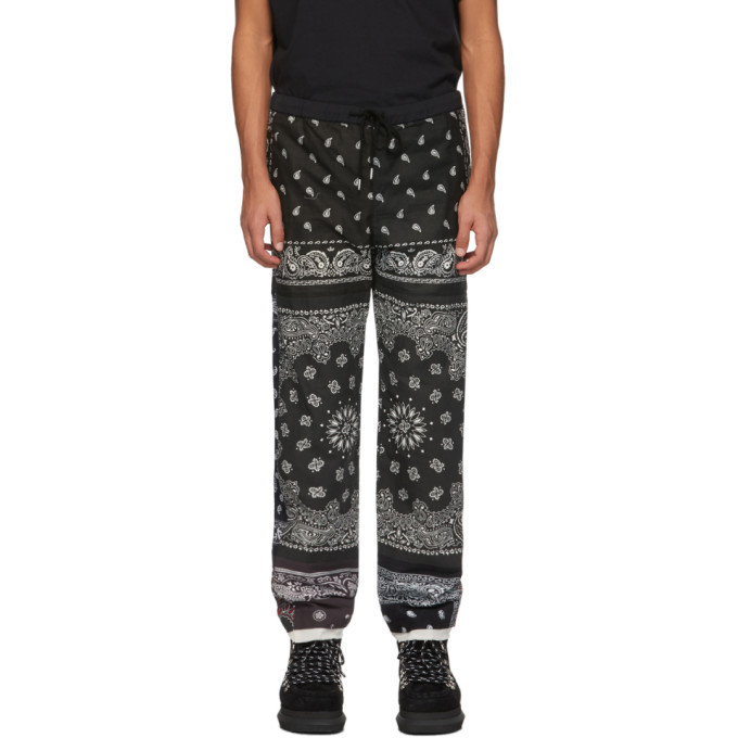 black bandana pants