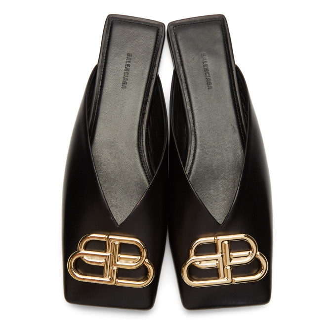 balenciaga double square mules