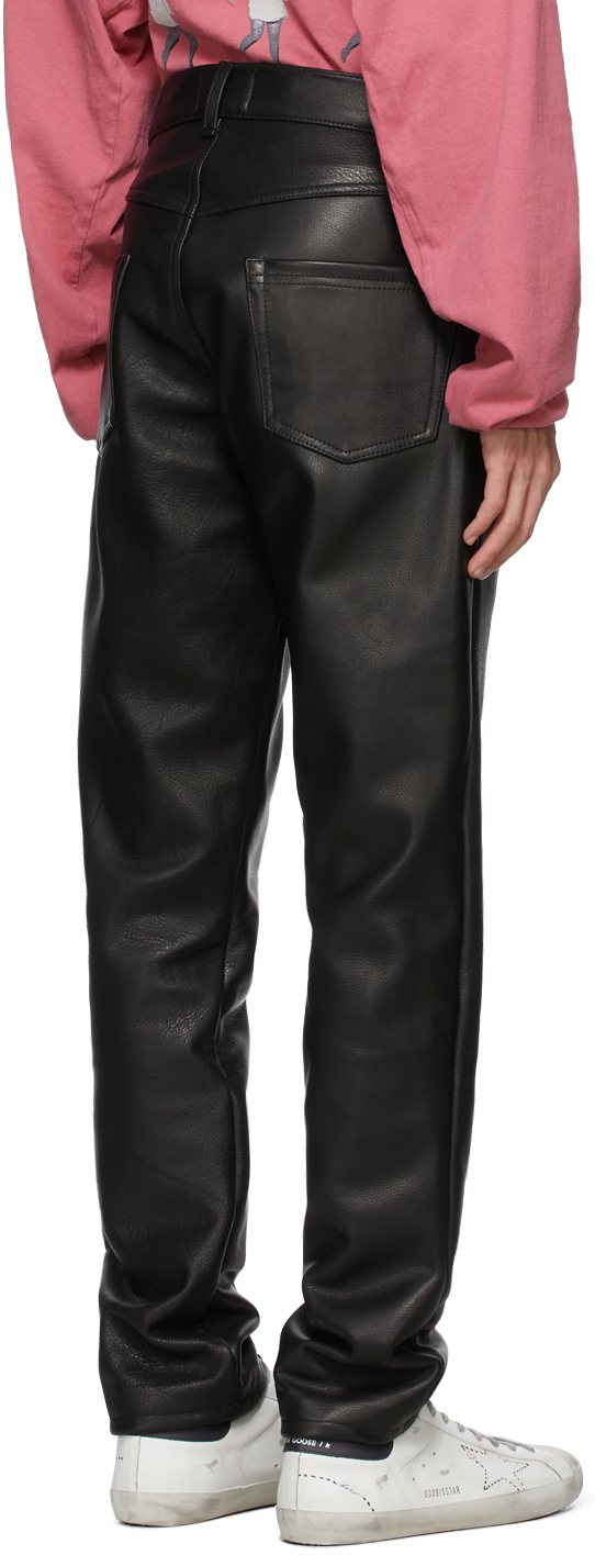 Enfants Riches Déprimés Black High Waist Leather Pants Enfants Riches ...