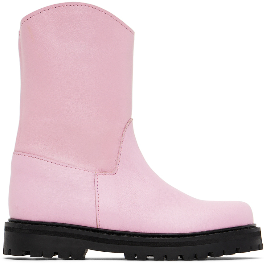Photo: M’A Kids Kids Pink Leather Boots