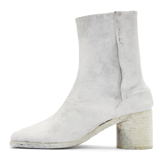 Maison Margiela White Painted Tabi 