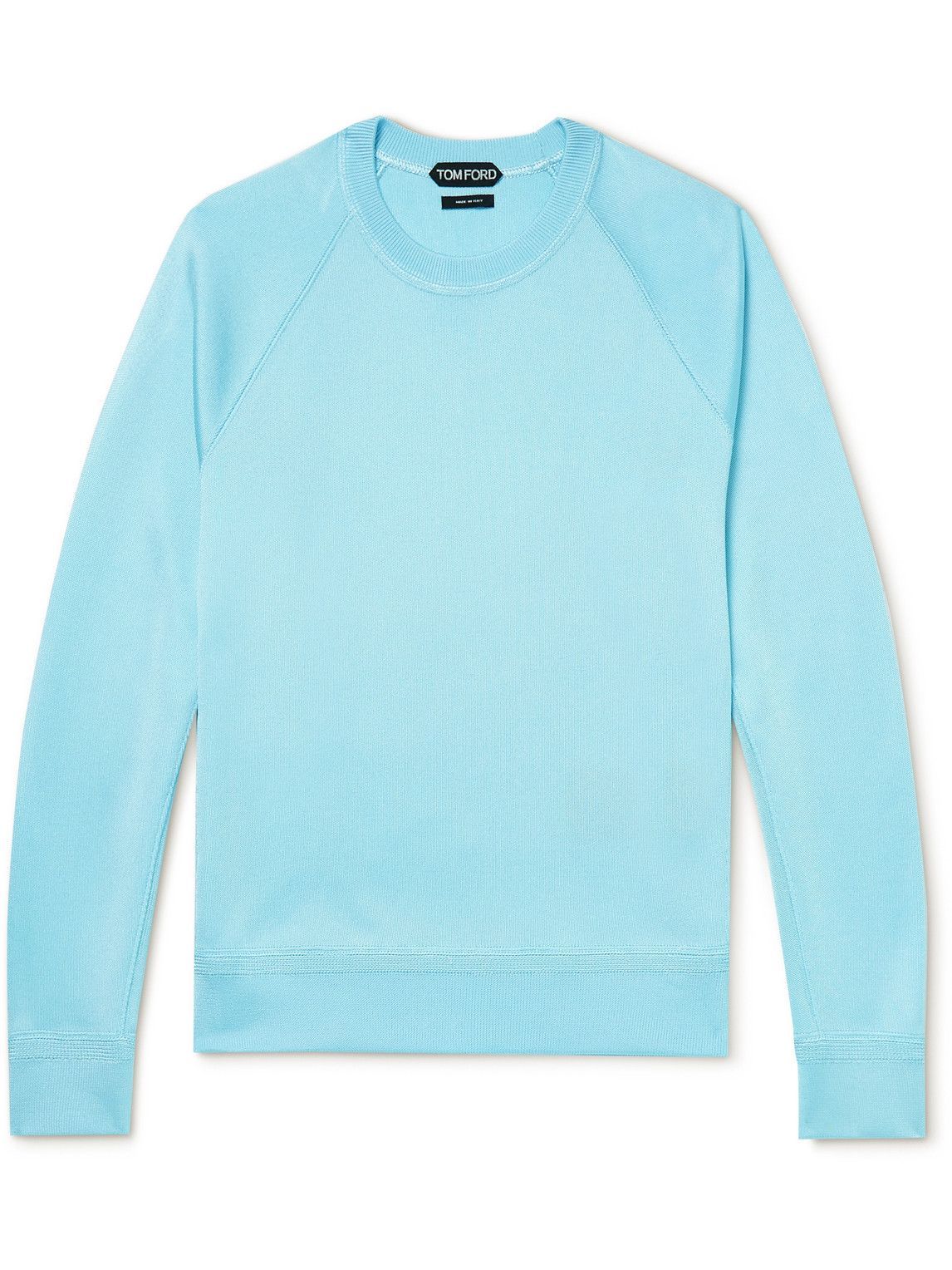 TOM FORD - Slim-Fit Knitted Sweater - Blue TOM FORD