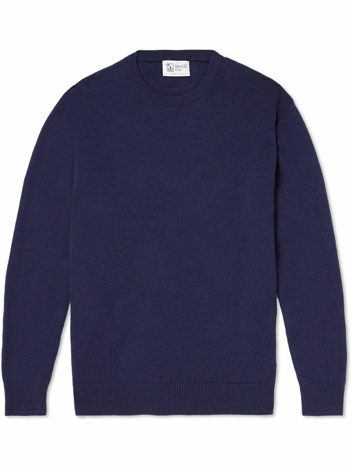 Johnstons of Elgin - Cashmere Sweater - Blue Johnstons of Elgin