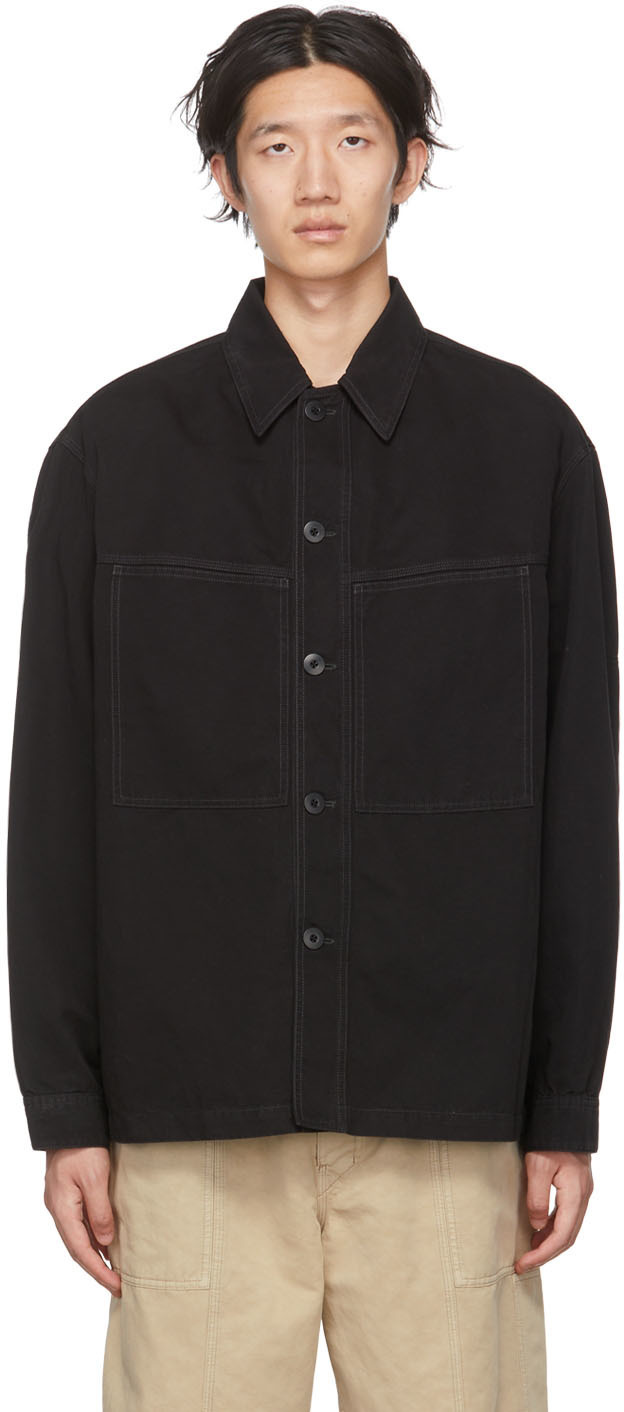 Lemaire Black Workwear Jacket Lemaire