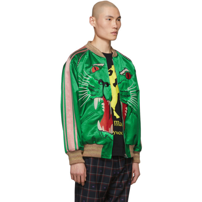 gucci panther bomber jacket