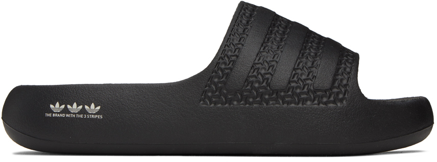 adidas Originals Black Adilette Ayoon Slides adidas Originals
