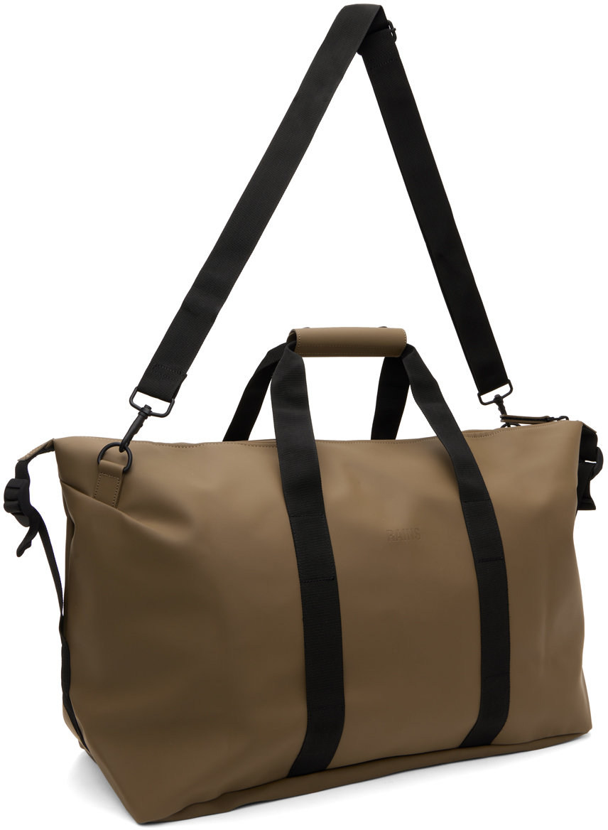 RAINS Brown Weekend Duffle Bag Rains
