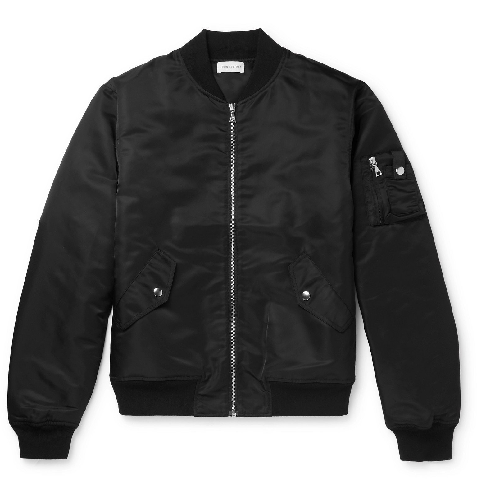 John Elliott - Bogota II Padded Nylon Bomber Jacket - Black John Elliott