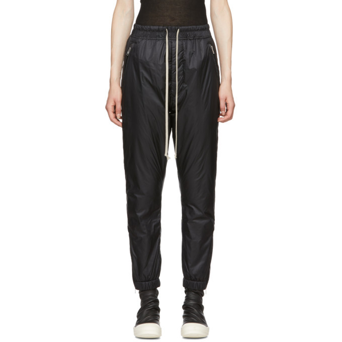 単品購入可 Rick Owens Black Nylon Track Pants リック - ワーク