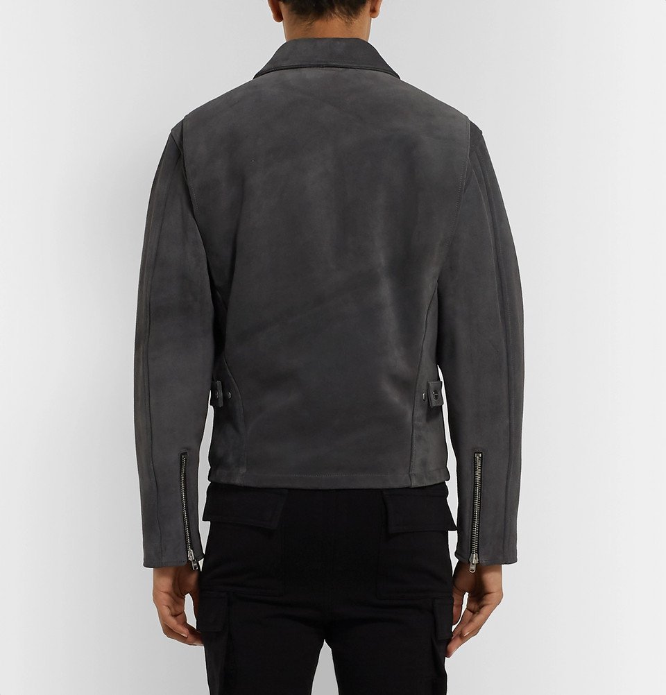 Fear of God - Slim-Fit Suede Jacket - Charcoal Fear Of God