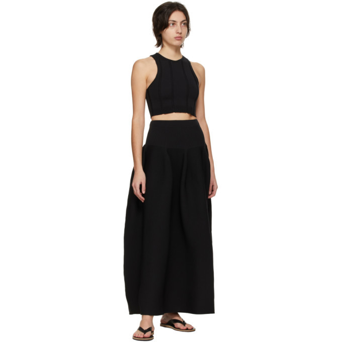 CFCL Black Knit Pottery Skirt CFCL