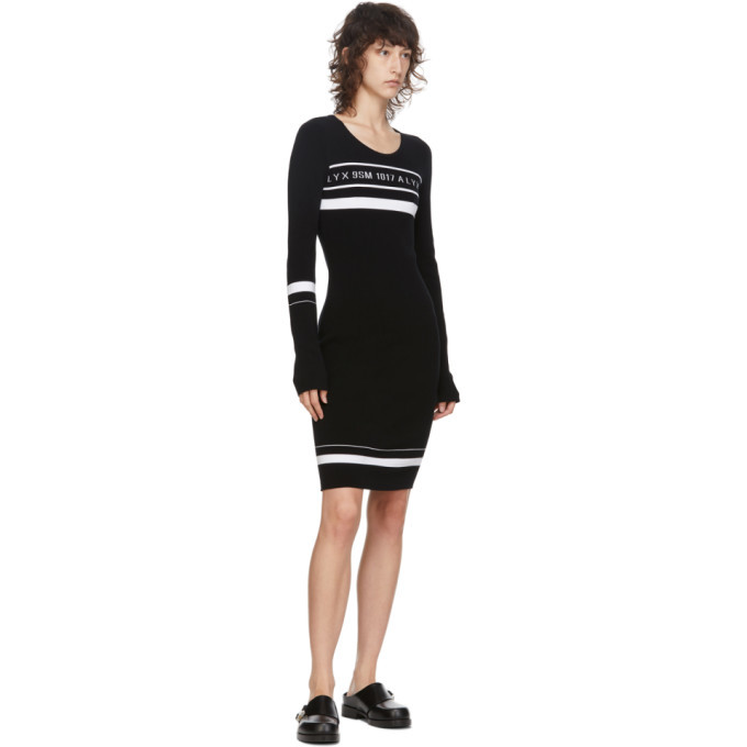 1017 ALYX 9SM Black Knit Logo Dress