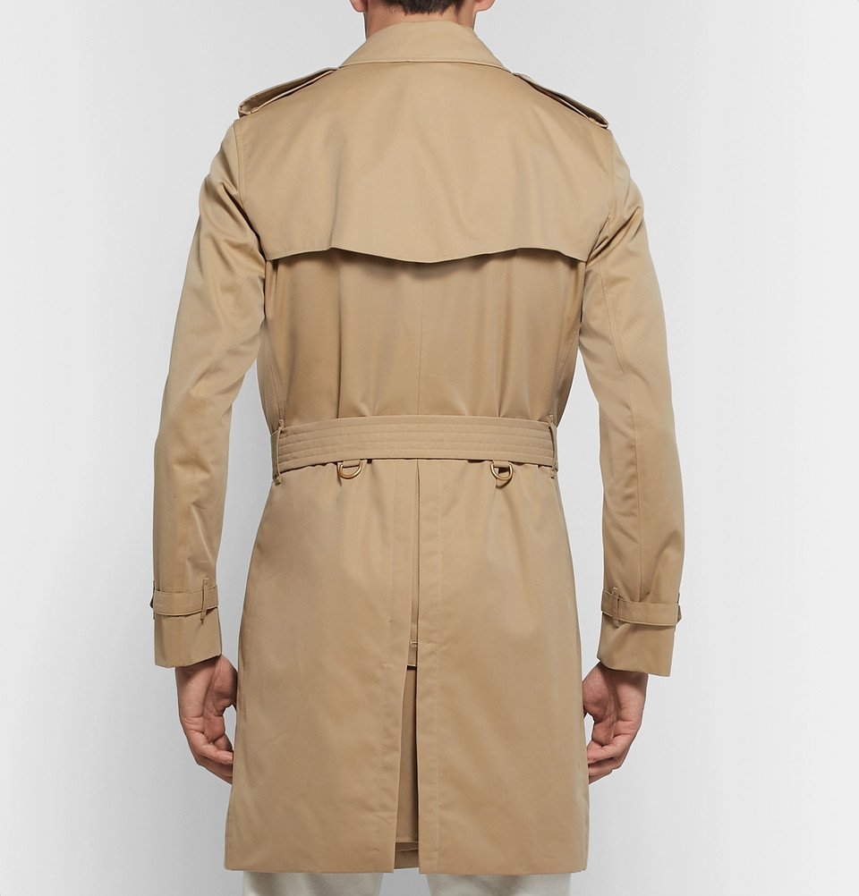 Burberry - Kensington Cotton-Gabardine Trench Coat - Men - Beige Burberry