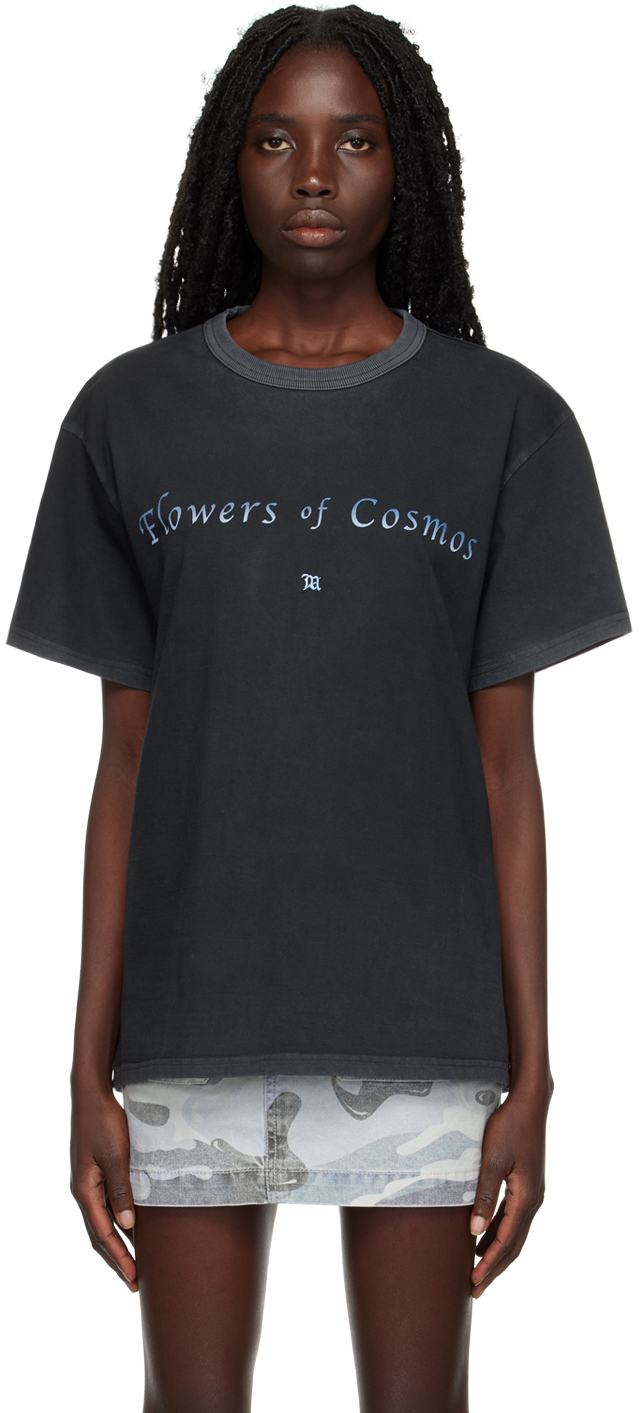 MISBHV Black 'Flowers of Cosmos' T-Shirt MISBHV