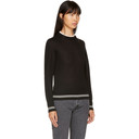 Isabel Marant Etoile Black Dessie Crepe Sweater