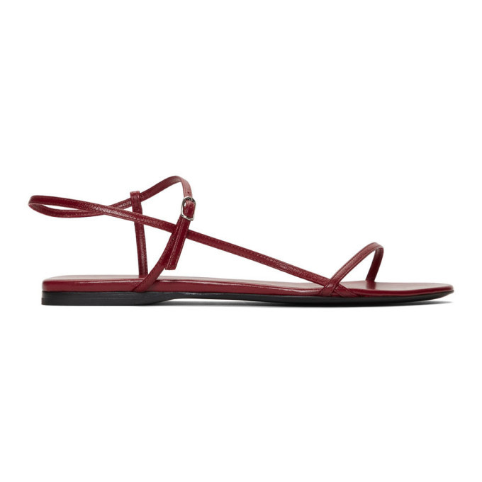 The Row Red Bare Sandals The Row
