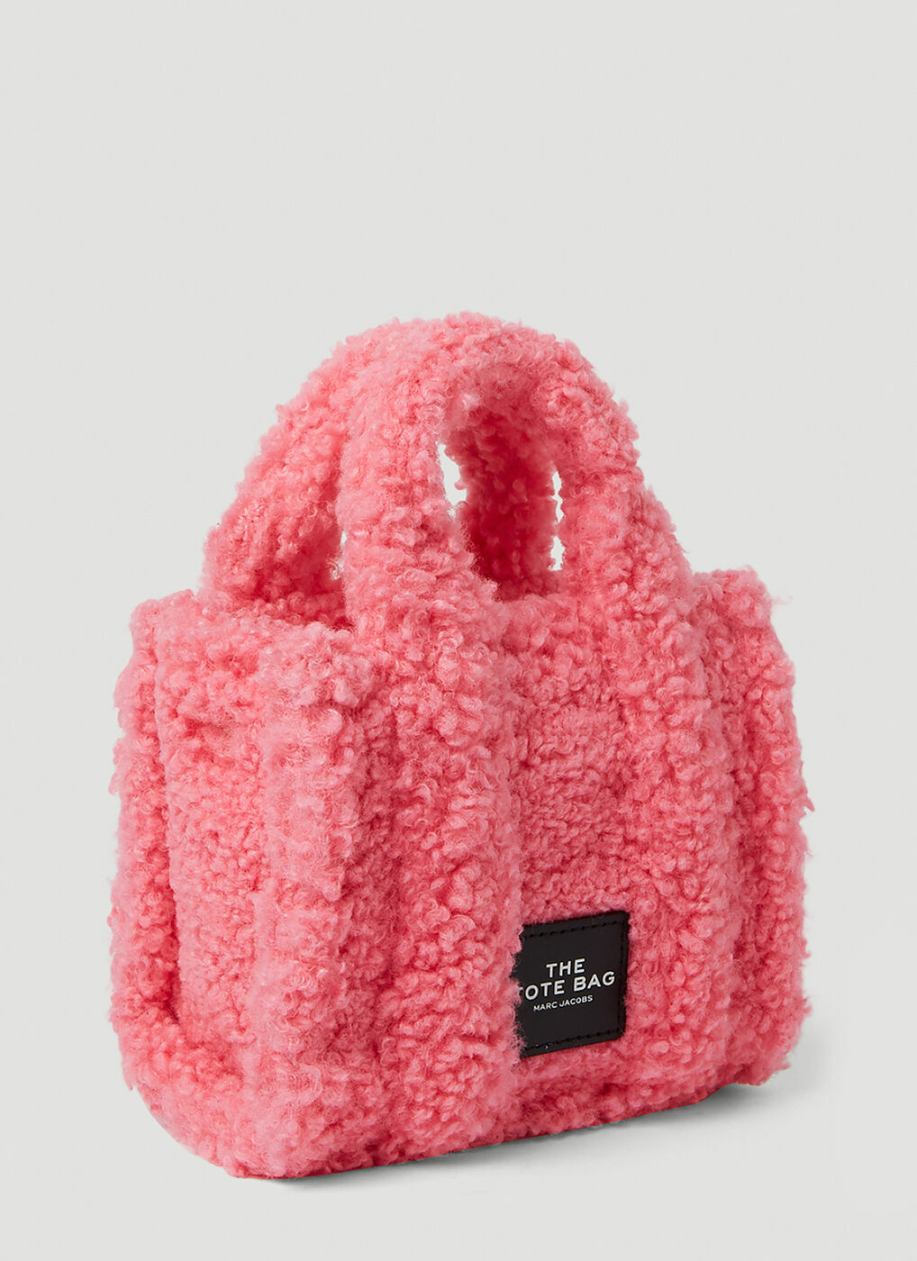 Fluffy Micro Tote Bag in Pink Marc Jacobs