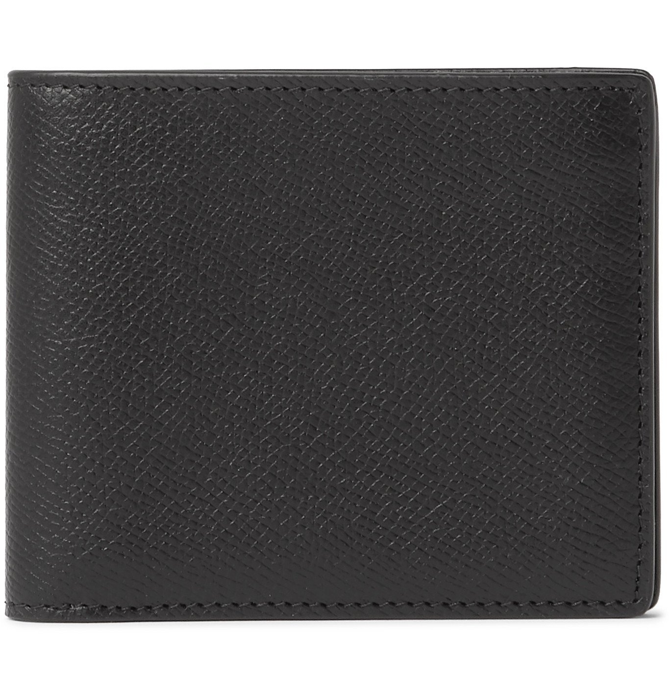 Maison Margiela - Full-Grain Leather Billfold Wallet - Black Maison ...