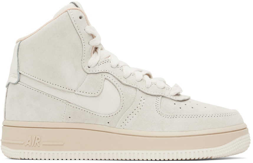 nike air force 1 grey high top