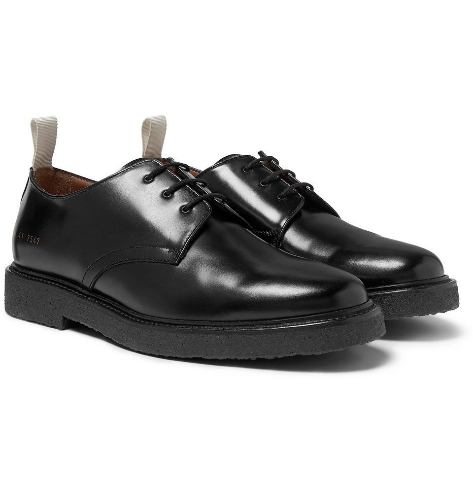 common projects cadet leather derby shoes