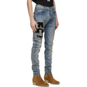 AMIRI Blue Varsity Patch Jeans Amiri