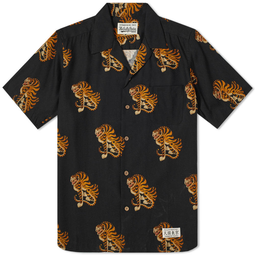 Wacko Maria Short Sleeve Tiger Hawaiian Shirt Wacko Maria