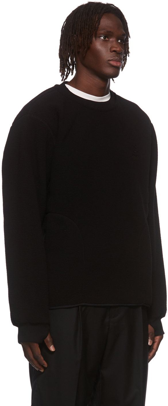 Gramicci Black Boa Fleece Sweatshirt Gramicci