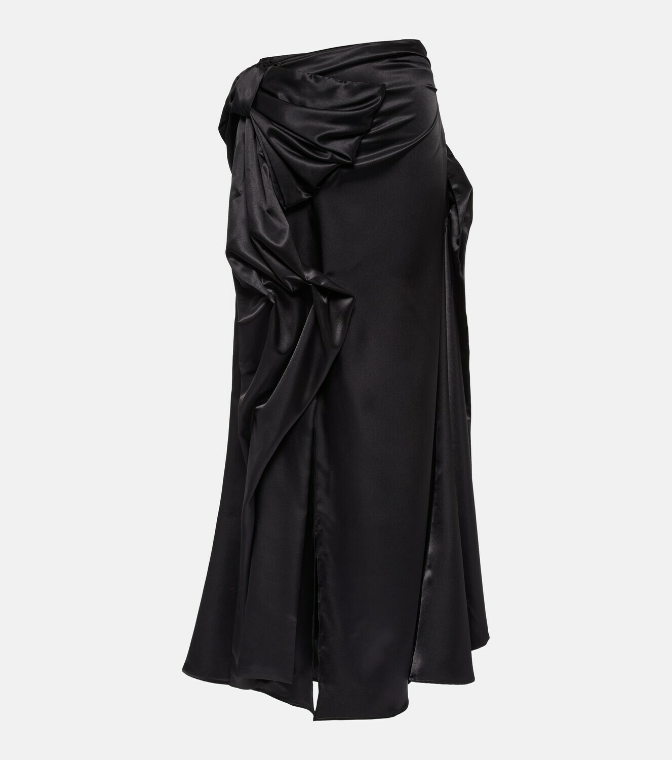 Acne Studios - Bow-detail satin maxi skirt Acne Studios