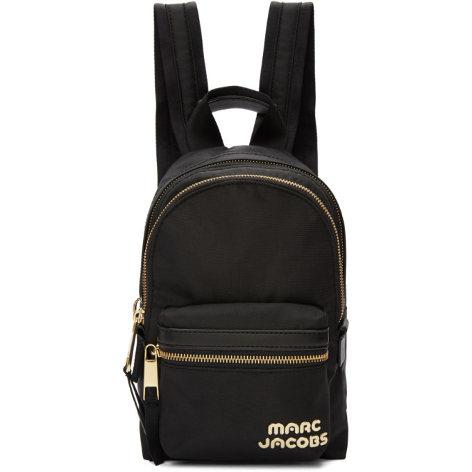 marc jacobs black mini backpack