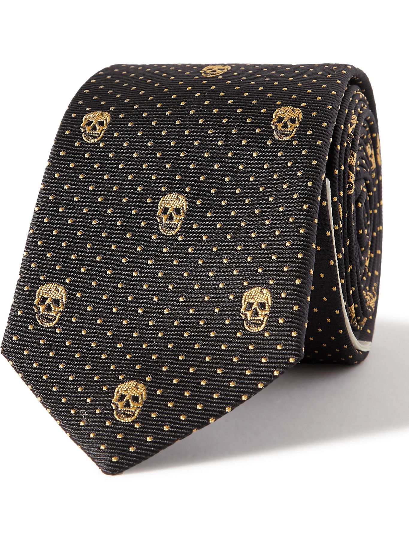 ALEXANDER MCQUEEN 5cm SilkJacquard Tie Alexander McQueen