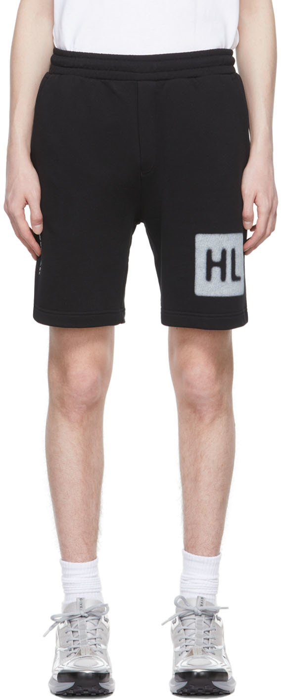 Helmut Lang Black Cotton Shorts Helmut Lang