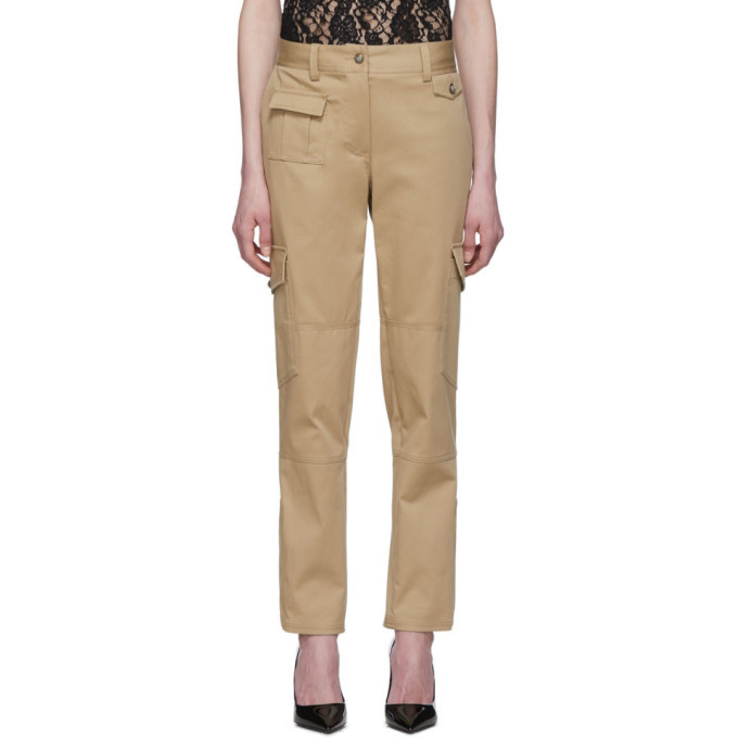 Dolce and Gabbana Beige Gabardine Cargo 