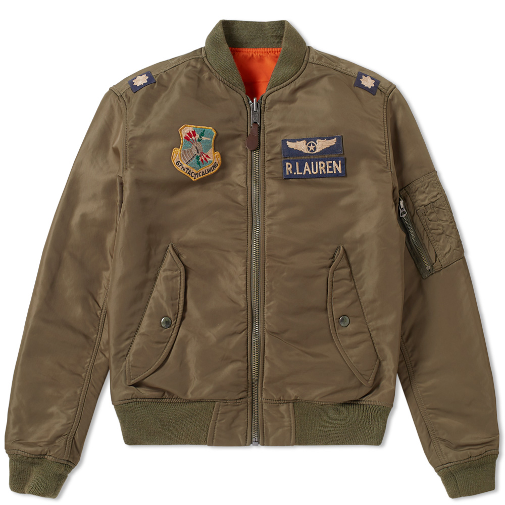 ralph lauren bomber jacket vintage