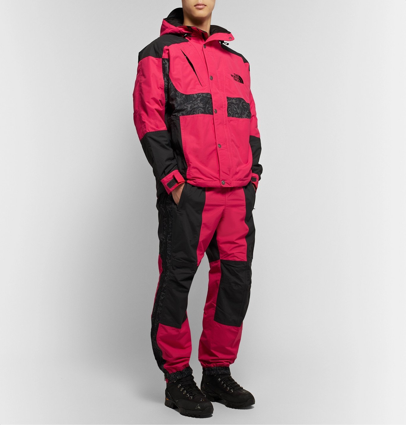 The North Face - '94 Rage Panelled DryVent 2L Hooded Jacket - Red ...