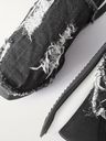 Rick Owens - Swampgod Upcycled Distressed Denim and Jersey Sneakers - Black